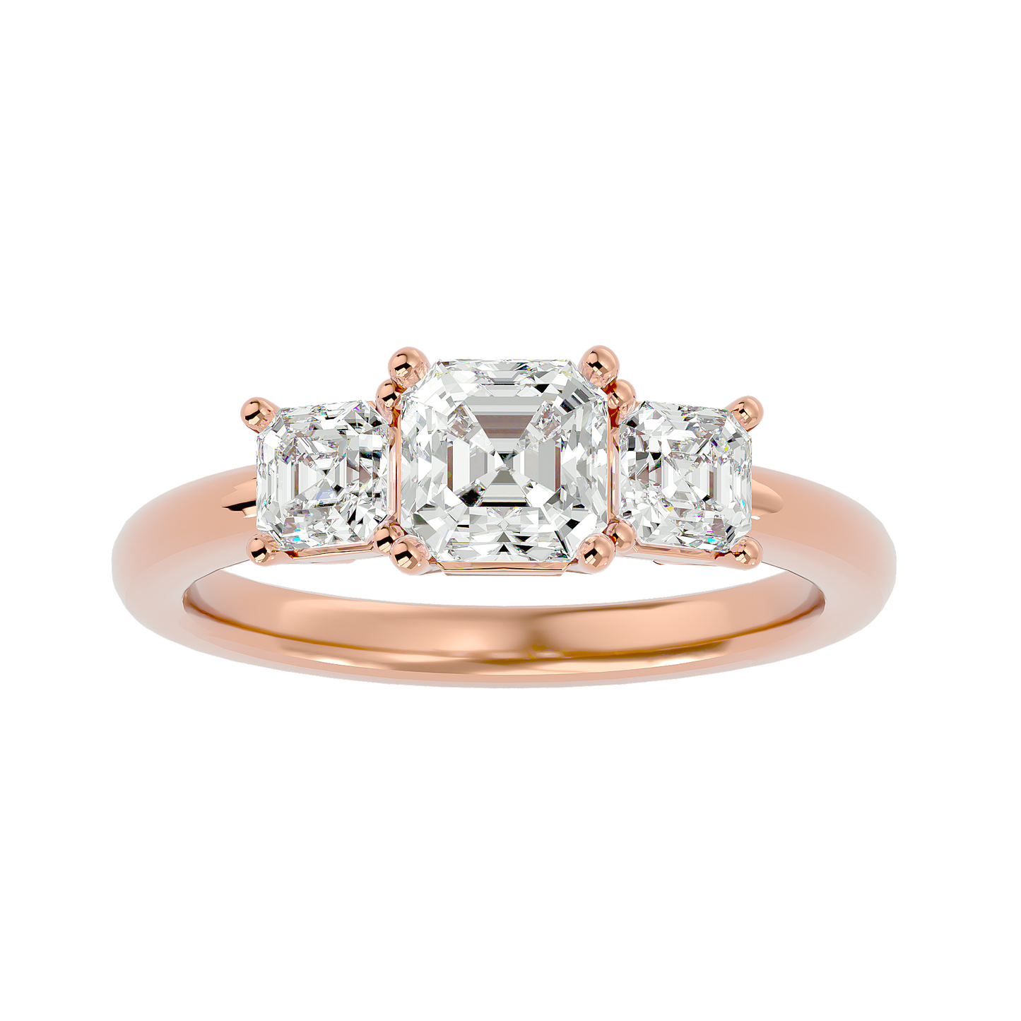 Eterna Three-Stone Diamond Ring
