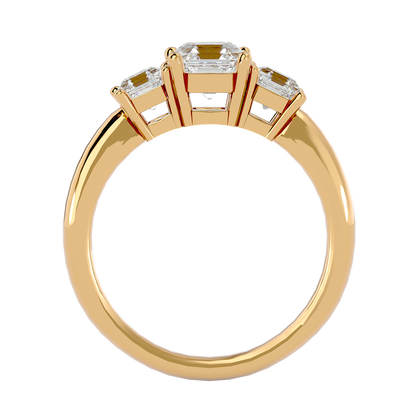 Eterna Three-Stone Diamond Ring