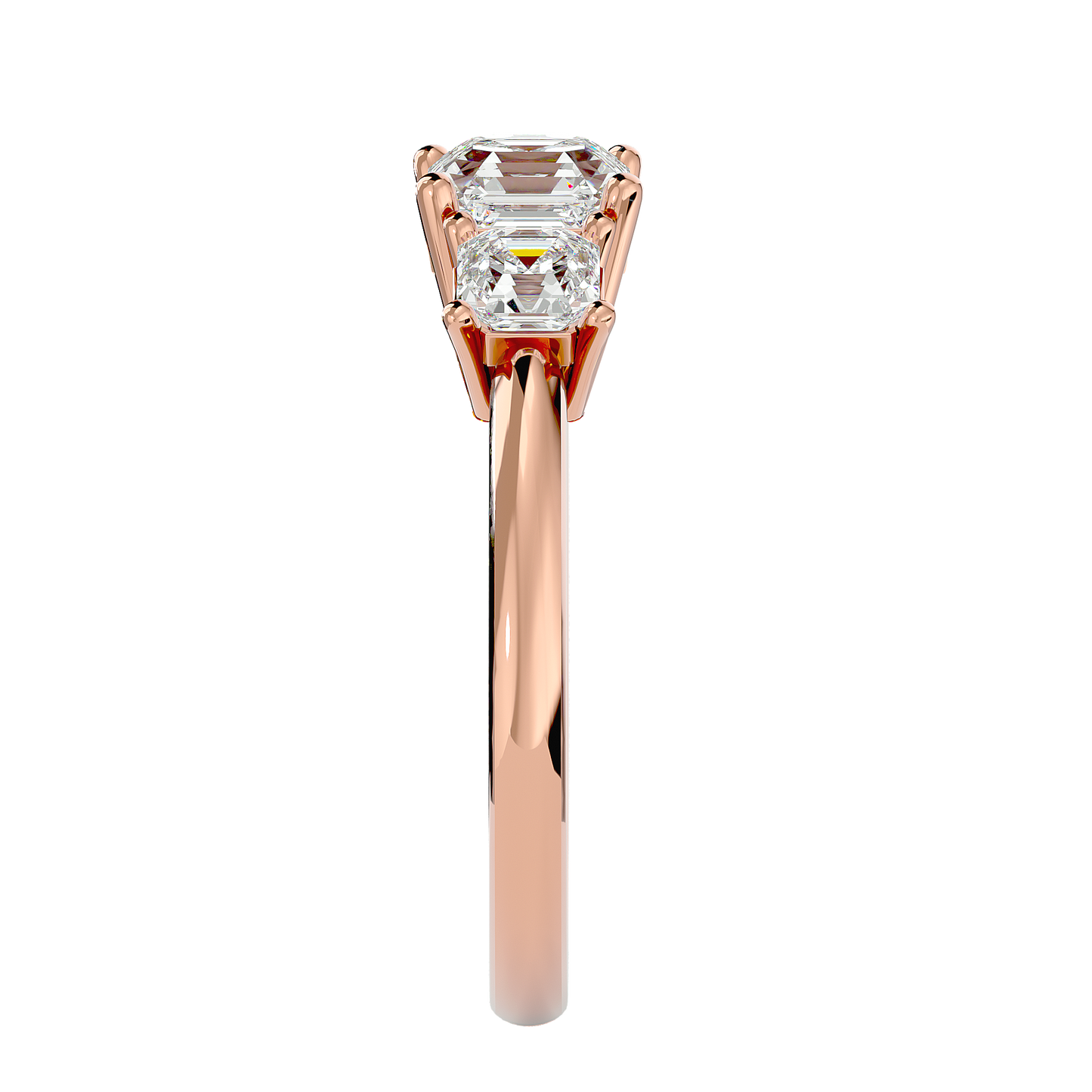 Eterna Three-Stone Diamond Ring