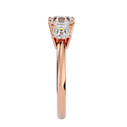 Eterna Three-Stone Diamond Ring