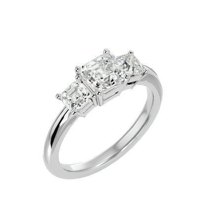 Eterna Three-Stone Diamond Ring