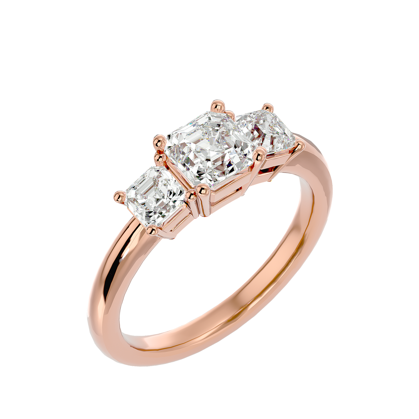 Eterna Three-Stone Diamond Ring